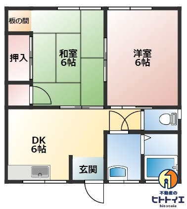 広川ゆのそアパートの間取り