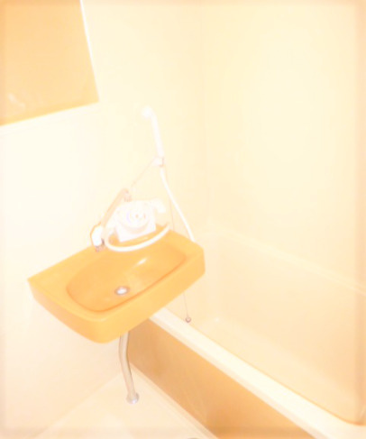 コーポラス坂井の浴室|コンパクトで使いやすいお風呂です