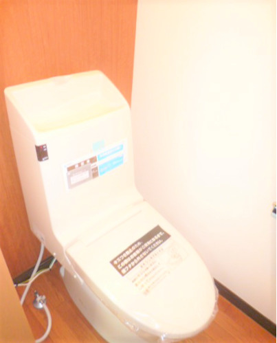 コーポラス坂井のトイレ|落ち着いた色調のトイレです