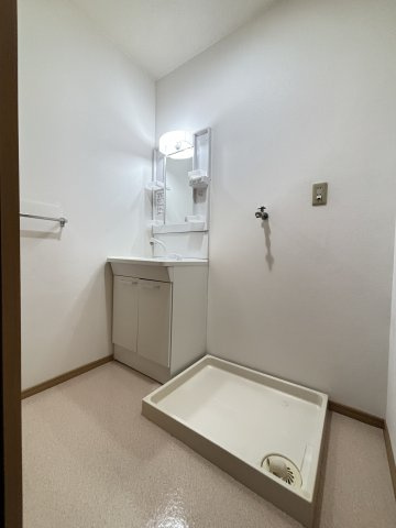 スカイホームA棟の洗面所