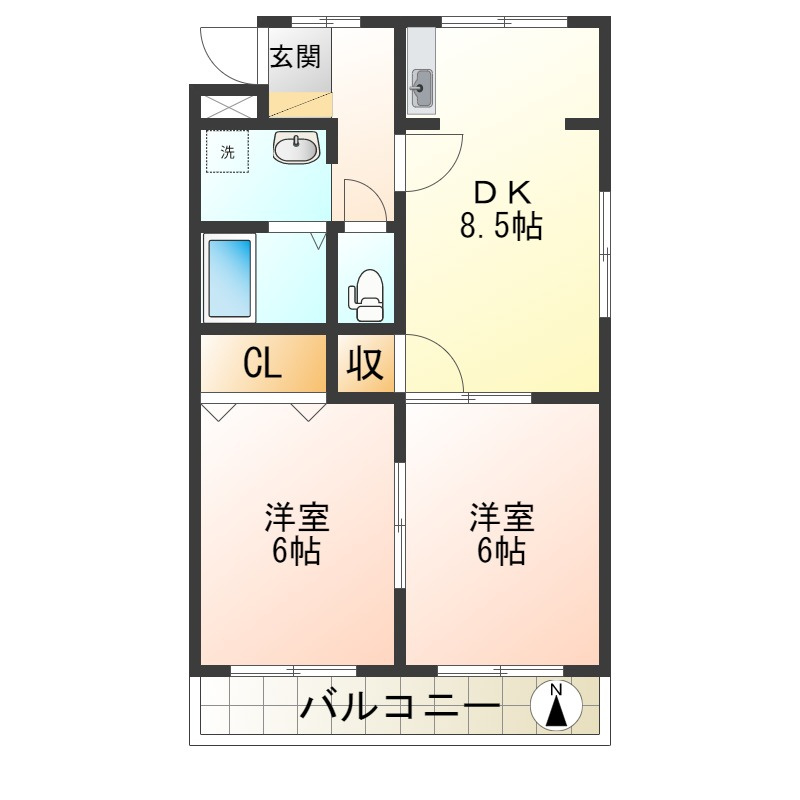 ドリームシティの間取り