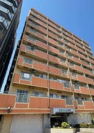 日栄ハイム生麦（鶴見区生麦1丁目）の外観|外観です　日栄ハイム生麦　1984年6月 築　2LDK　ＪＲ京浜東北線「新子安」駅徒歩10分　内装リフォーム済　陽当り良好　ペット飼育可能　