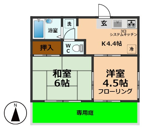 【間取り】 | ヴィラ浜田山