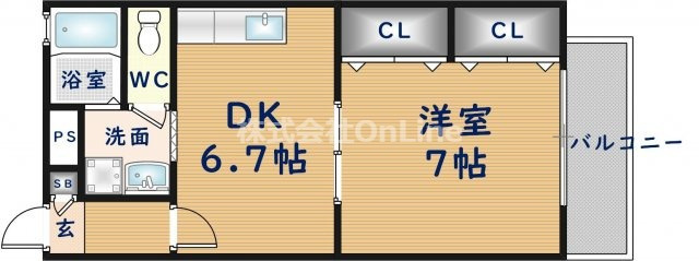 【間取り】 | ボヌールⅠ