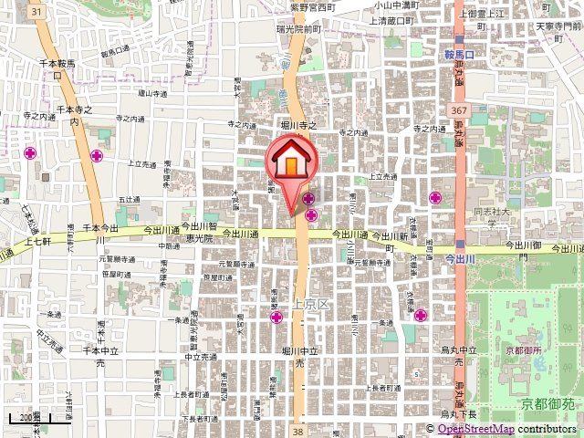 AFICION堀川（アフィシオン堀川）の地図