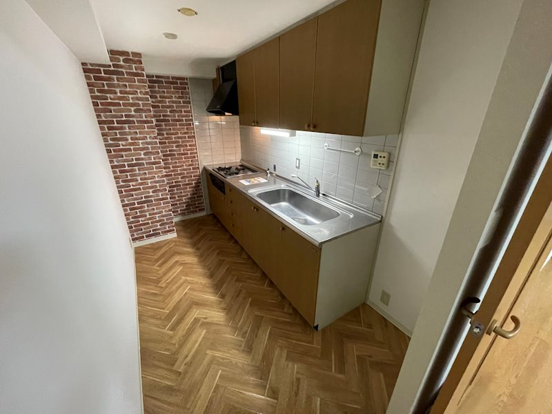 AFICION堀川（アフィシオン堀川）のキッチン|3口ガスコンロシステムキッチン