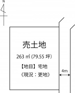 【土地図】 | 坂出市府中町　売地