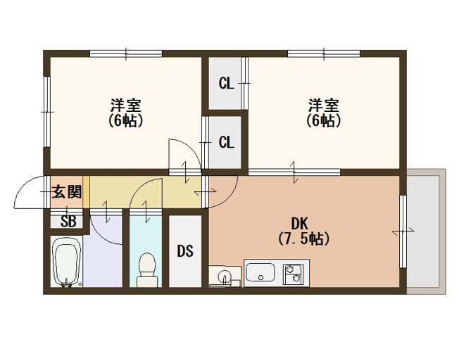 【間取り】 | ウエノ第一マンション