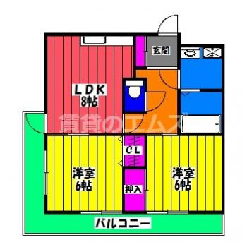 【間取り】 | プレジュール９９ | プレジュール９９の間取り