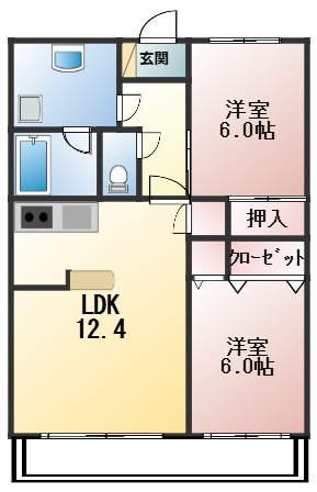【間取り】 | エクセリーナ咲