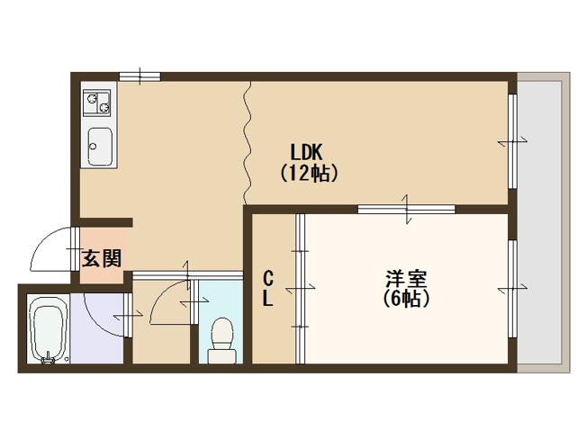 【間取り】 | ローズマンション