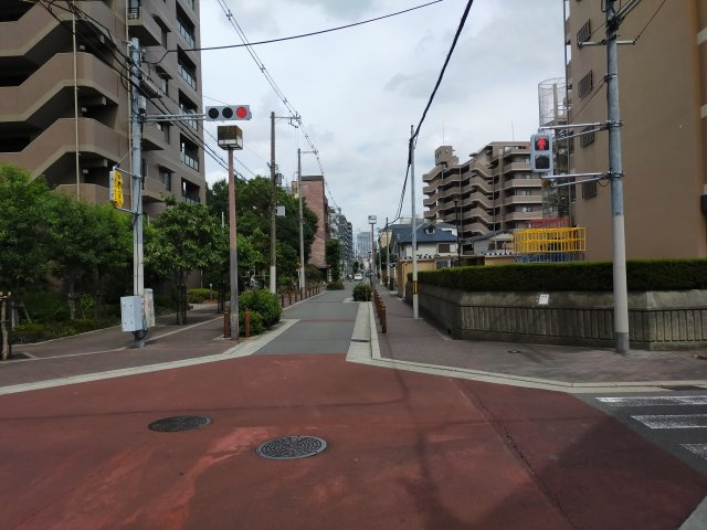 今福西コーポの周辺|周辺道路です。