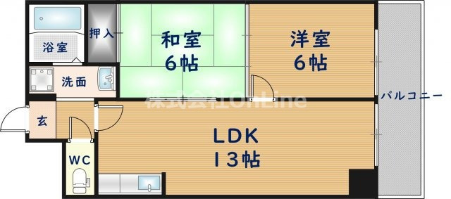 【間取り】 | 福徳ハイツ