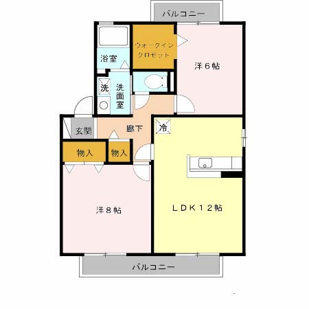 【間取り】 | セレブリティ長吉A棟