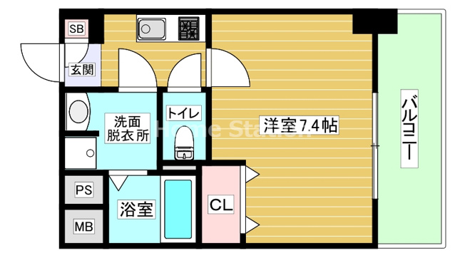 【間取り】 | レグゼスタ弁天町