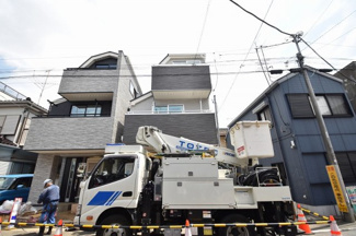 【外観】 | 現地見学や資料請求などお気軽にお問合わせ下さい。
周辺環境とあわせて現地ご案内致します。