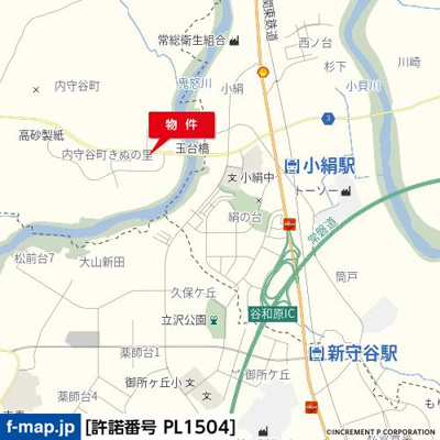 【地図】 | きぬの里2丁目2-11貸地