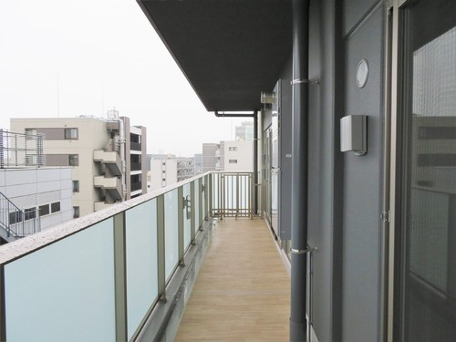 台東区東上野５丁目の賃貸マンションのバルコニー