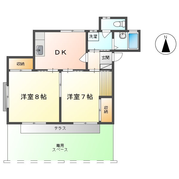 エイトハイツの間取り