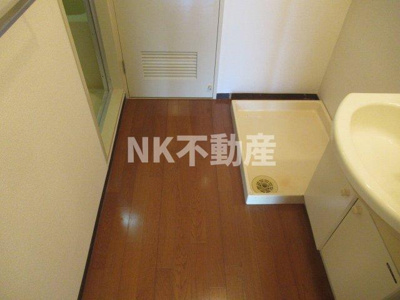 【洗面所】 | シャンポール東大阪（河内花園賃貸） | スペースが確保できる洗面所です