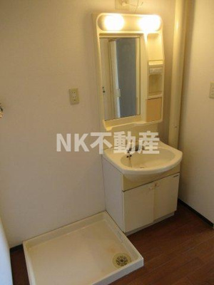 【洗面所】 | シャンポール東大阪（河内花園賃貸） | 忙しい朝には欠かせない洗面所です