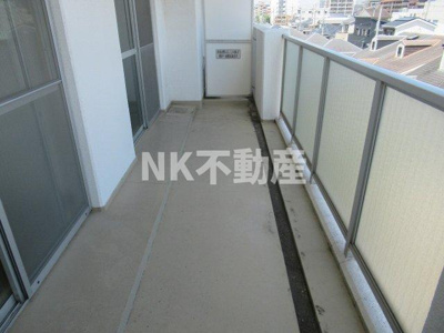 【バルコニー】 | シャンポール東大阪（河内花園賃貸） | 広々としたバルコニーです