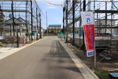 【前面道路含む現地写真】 | 武蔵村山市三ツ藤/新築戸建 | 北西5ｍ
北東5ｍ