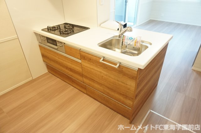 合志市須屋のアパートのキッチン
