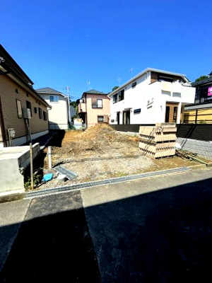 【外観】 | 仲介手数料無料　日野市東豊田1丁目新築戸建て | １１月上旬完成予定