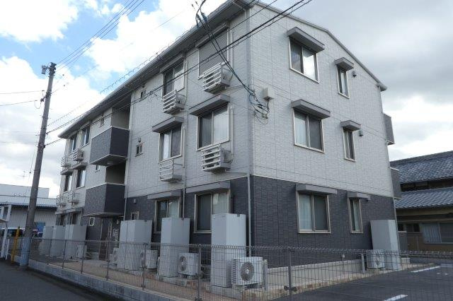 倉敷市笹沖のアパートの外観