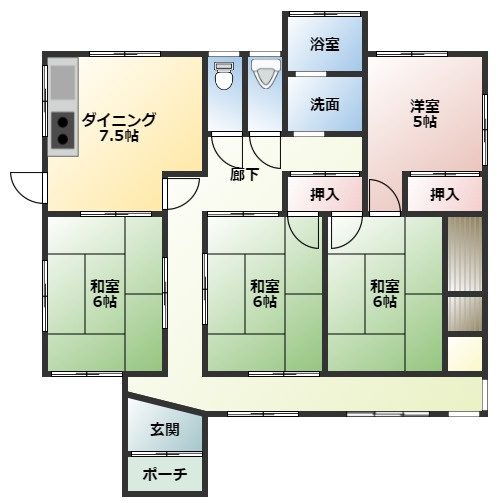 都城市安久町の中古一戸建