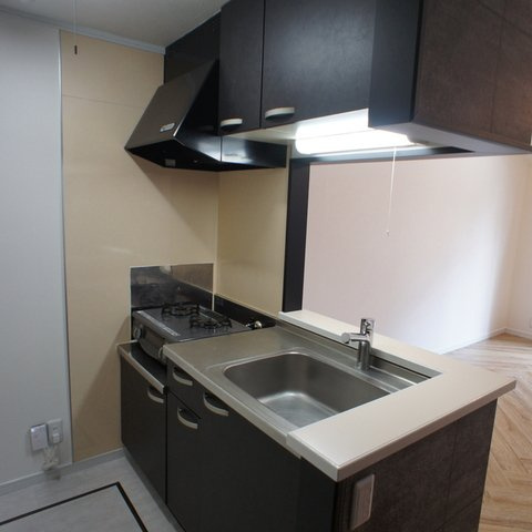 熊本市中央区黒髪５丁目の賃貸マンションのキッチン