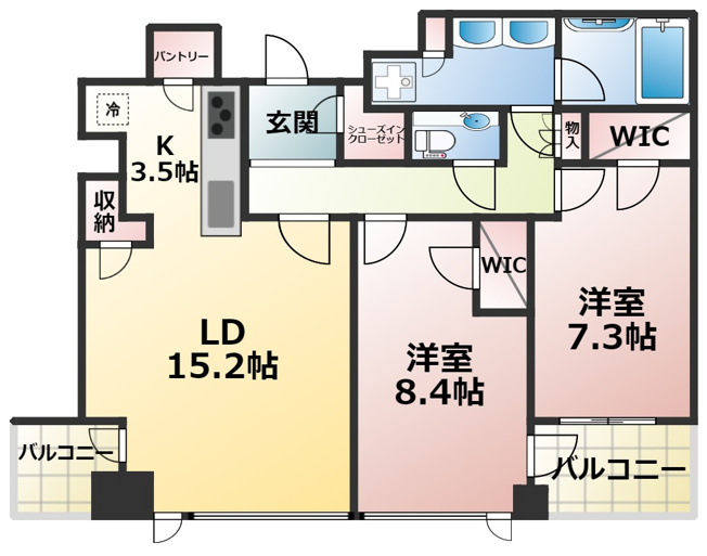 【間取り】 | ブランズタワー梅田North