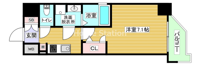 【間取り】 | ララプレイス大阪福島ミラ