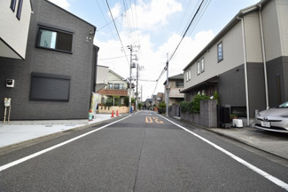【前面道路含む現地写真】 | 北側幅員約4.0ｍ道路　車通りは少なく小さなお子様にも安心です。