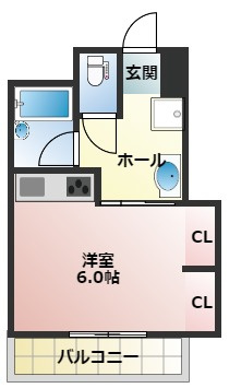 アモント中村の間取り