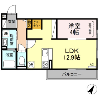 【間取り】 | ラフィネ大門