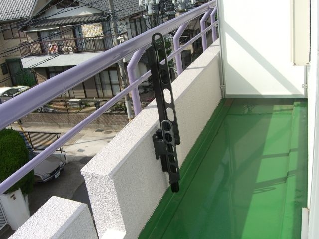 市川プラザのバルコニー