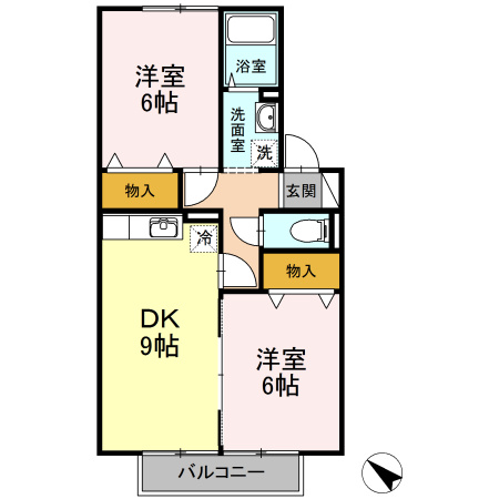 パークサイドセジュールの間取り