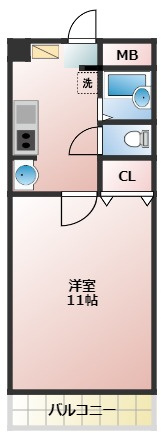 【間取り】 | アメニティハイツ京塚 | 現況を優先します。