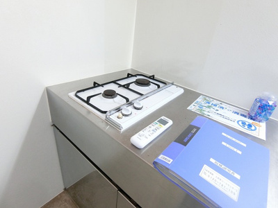 【キッチン】 | S･BLANC/エスブラン | 2口ガスコンロ付きキッチンです☆複数の調理を同時にできるので時短にもGOOD☆