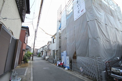 【前面道路含む現地写真】 | 彦川戸1丁目一棟現場
