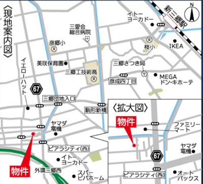 【地図】 | 彦川戸1丁目一棟現場