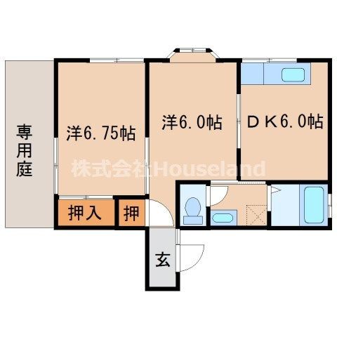 アーネスハイツわかの間取り