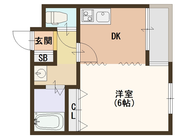 【間取り】 | 栄光ハイツ