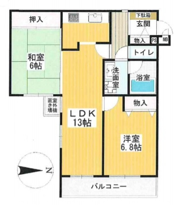 ◆豊中市◆南東角部屋♪陽当たり良好◆曽根西町パーク・ハイム◆の画像