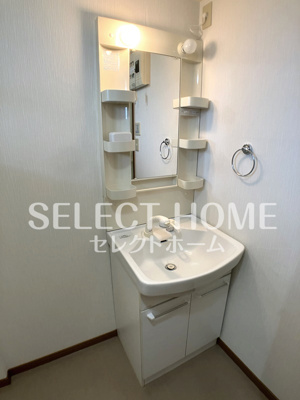 【独立洗面台】 | カーサ占部 | 独立洗面台で身支度をすべて済ませてしまいましょう