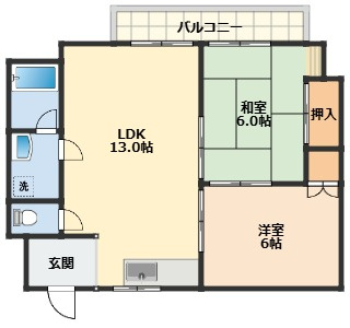 【間取り】 | 宝マンション