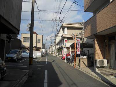 コスモガーデン二條の周辺|前面道路