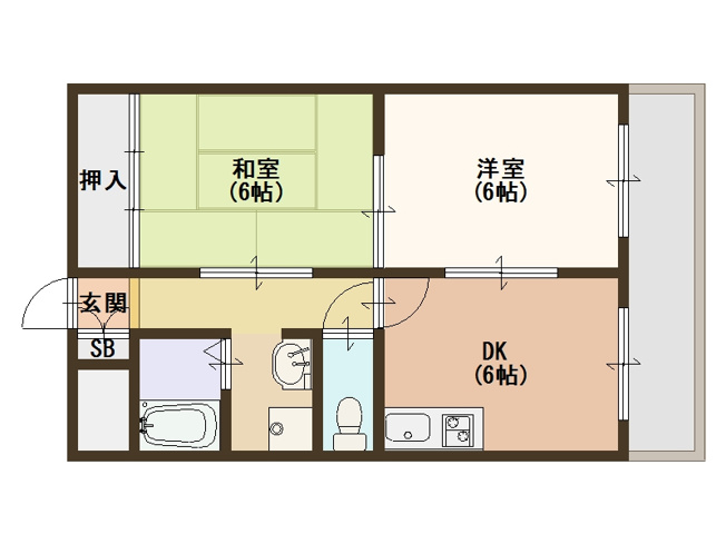 【間取り】 | クレセントマンション